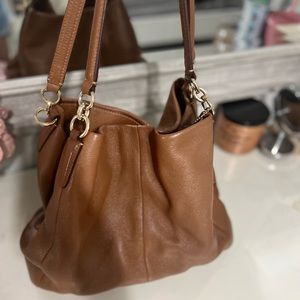 Brown coach bag